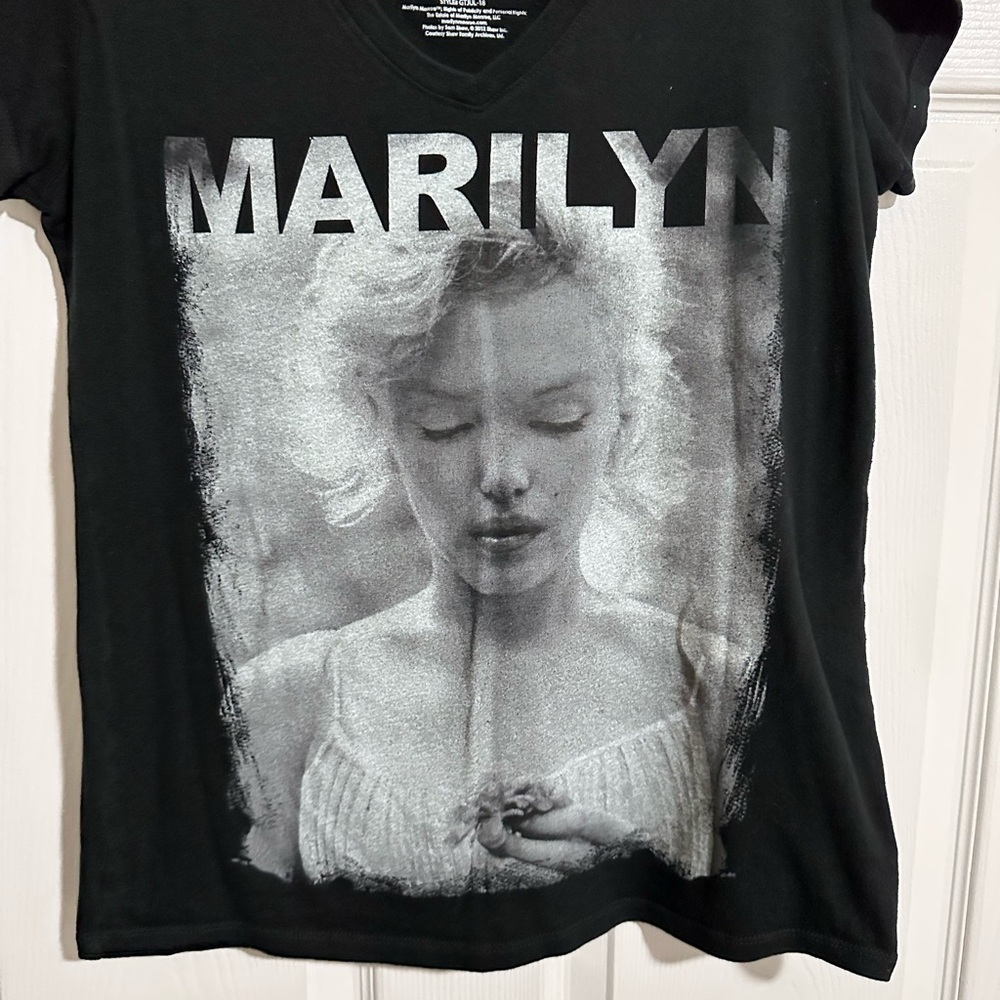 Marilyn Graphic Black Women's Tee